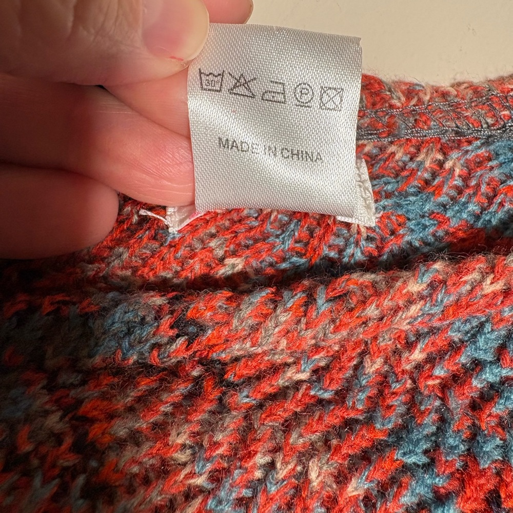 Top it Off Chevron Patterned Poncho - Picture 3 of 5